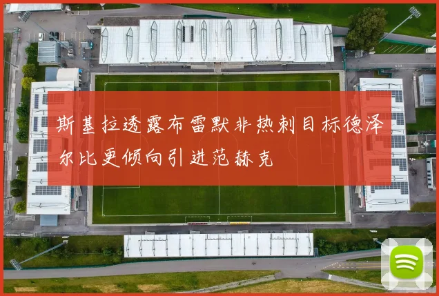 斯基拉透露布雷默非热刺目标德泽尔比更倾向引进范赫克